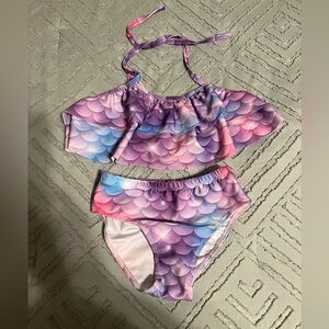 Ruffled tie bikini